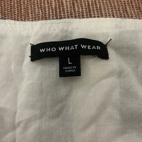 Who What Wear Women’s Ruffled Sleeve Mini Dress Size Large NWOT - Picture 10 of 11